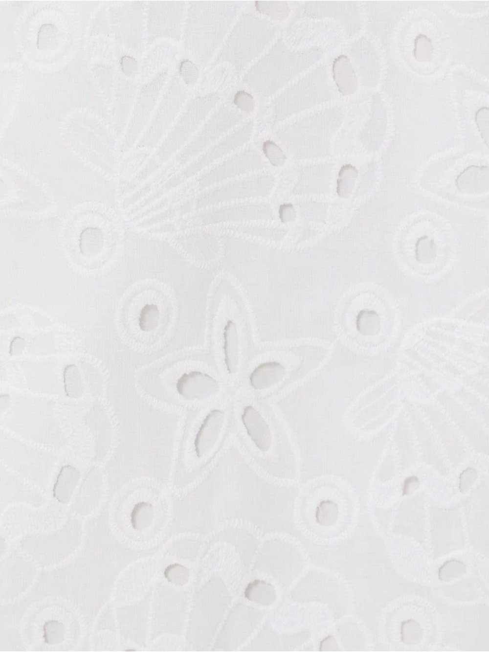 Lilly Pulitzer White Strapless Eyelet Ruffle-Hem Dress - Picture 5 of 6